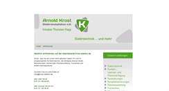 Desktop Screenshot of elektro-krost-mainz.de